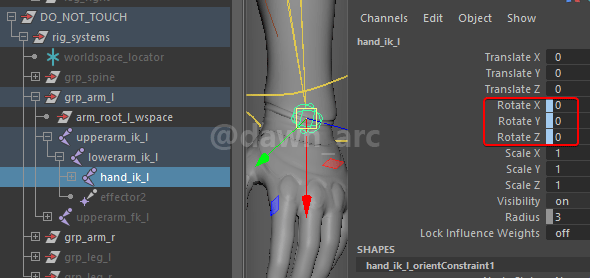 [Maya]Rigging 13 - Limbs IK